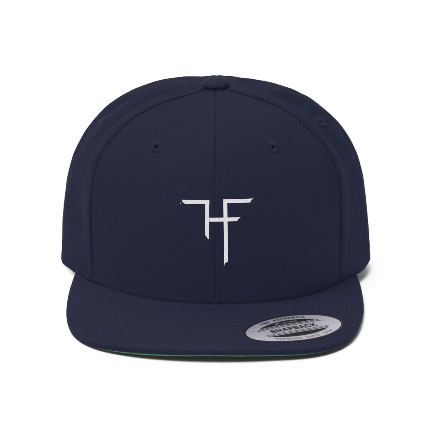 T F H (EMBROIDERED)  Unisex Flat Bill Hat