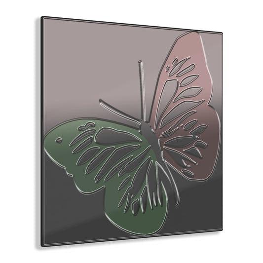 Glass African Butterfly  Acrylic Prints