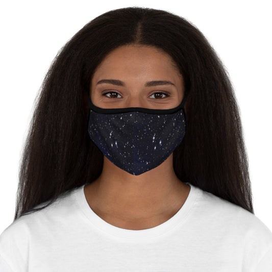 Space Fitted Polyester Face Mask