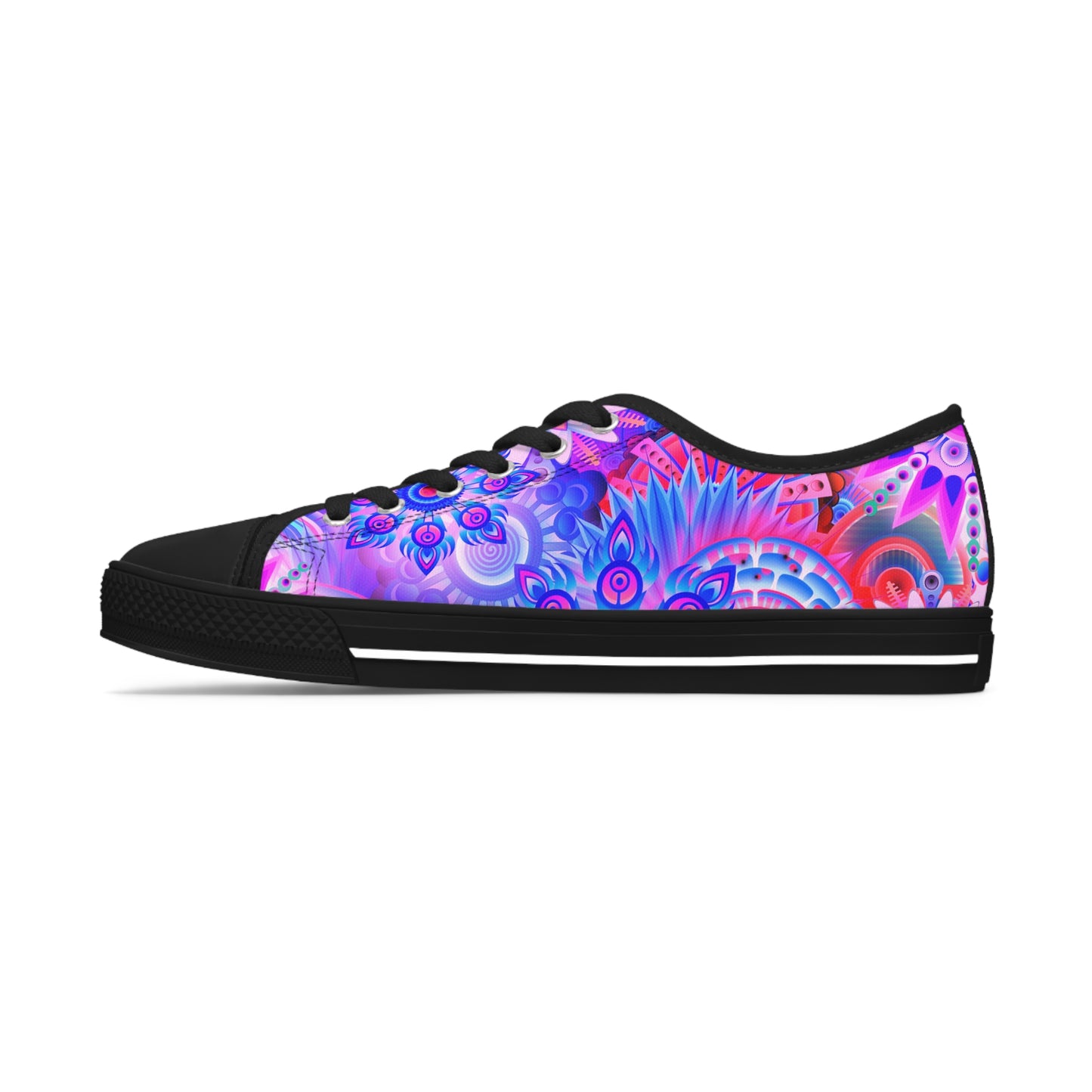 Mandalas-Pink 2 Women's Low Top Sneakers