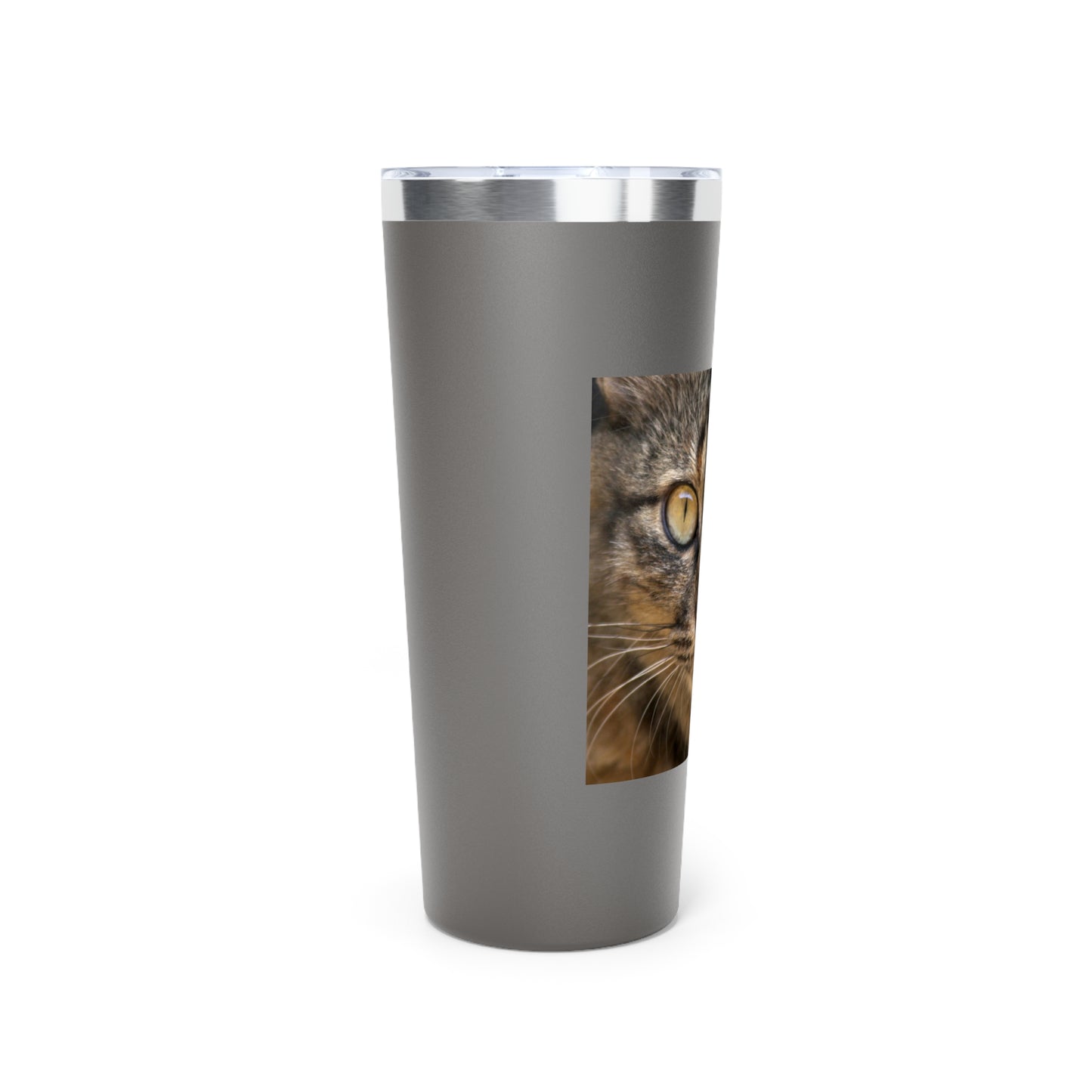 Cat Face  Copper Vacuum Insulated Tumbler, 22oz