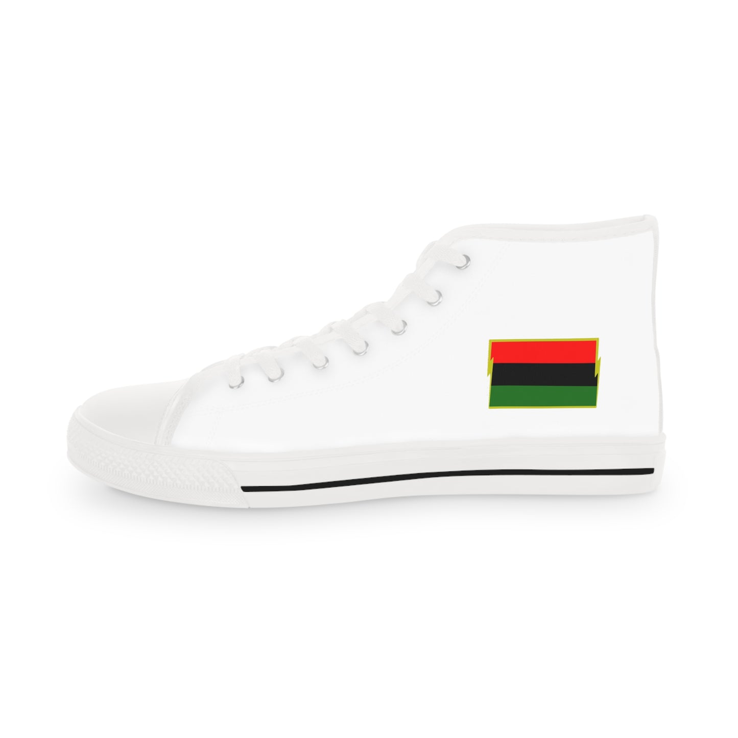 African Diaspora Flag     Men's High Top Sneakers