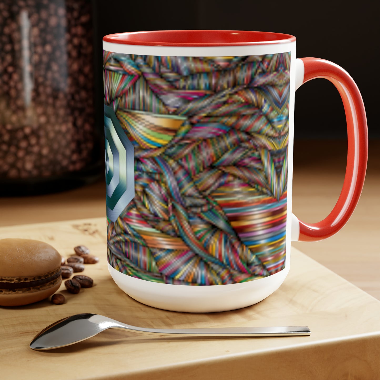 Cerebral Two-Tone Coffee Mugs, 15oz