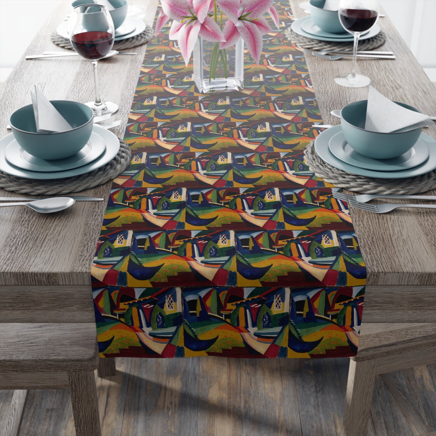 Gondola  Table Runner (Cotton, Poly)