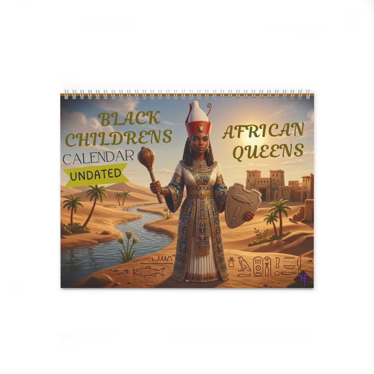African Queens Wall Calendar — Undated Black Children's History & Culture Calendar
