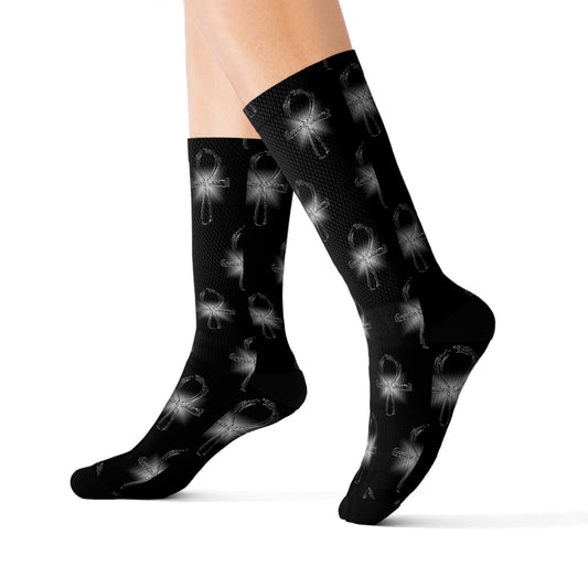 Glass ANKH Sublimation Socks