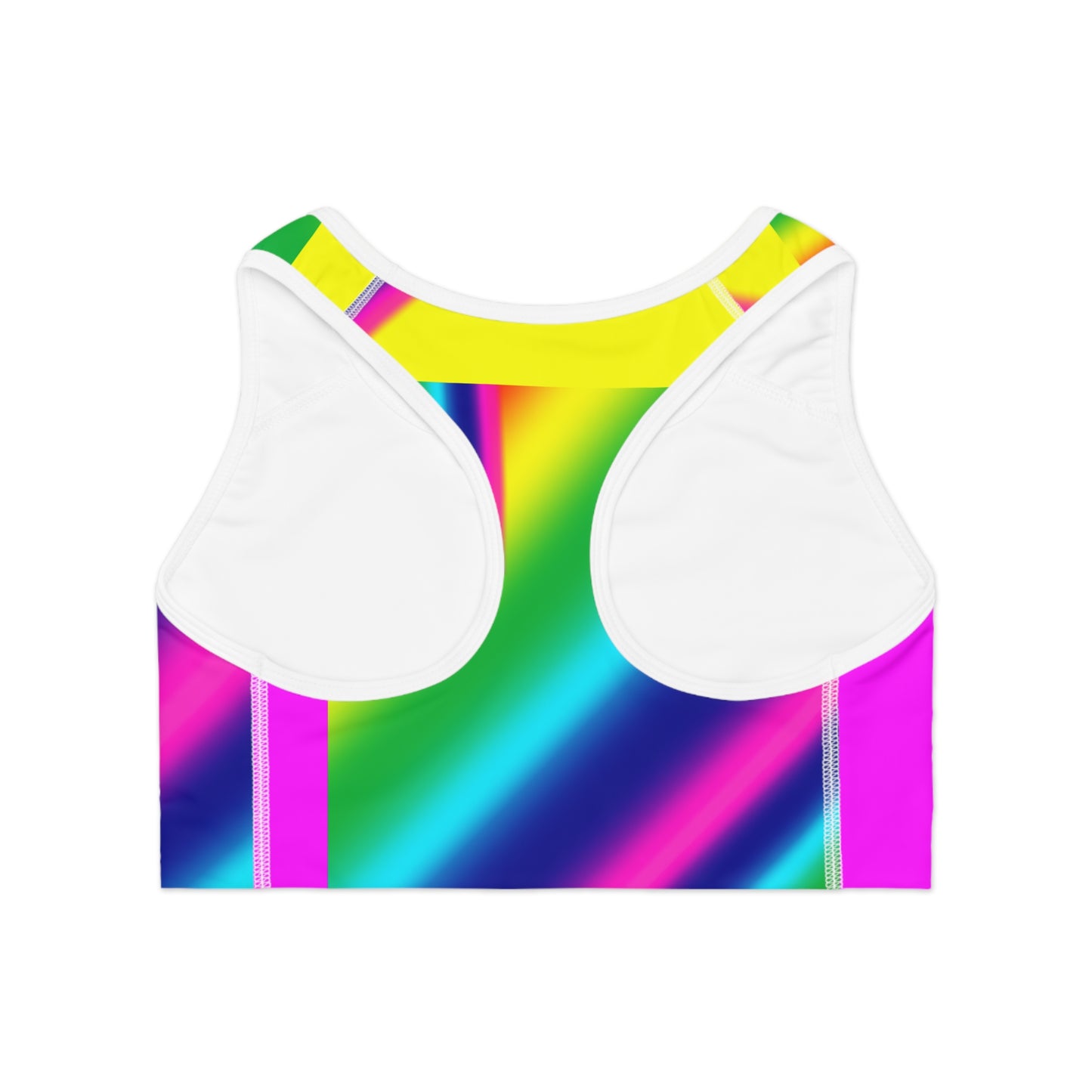 Rainbow Point  Sports Bra (AOP)