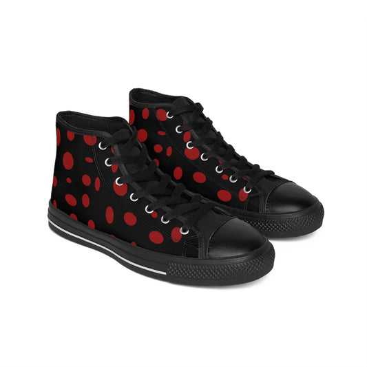 Black Ladybug Women's Classic Sneakers