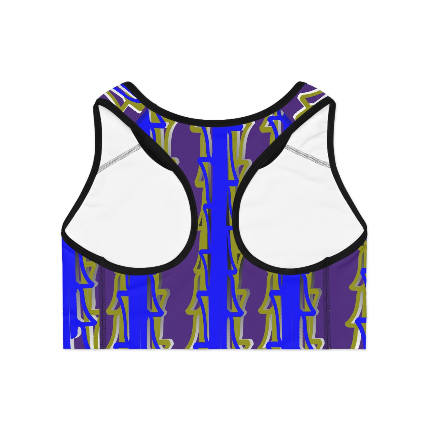 Tea For  2 ( Purple ) Sports Bra (AOP)