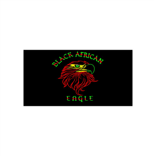 Black African Eagle Bumper Stickers