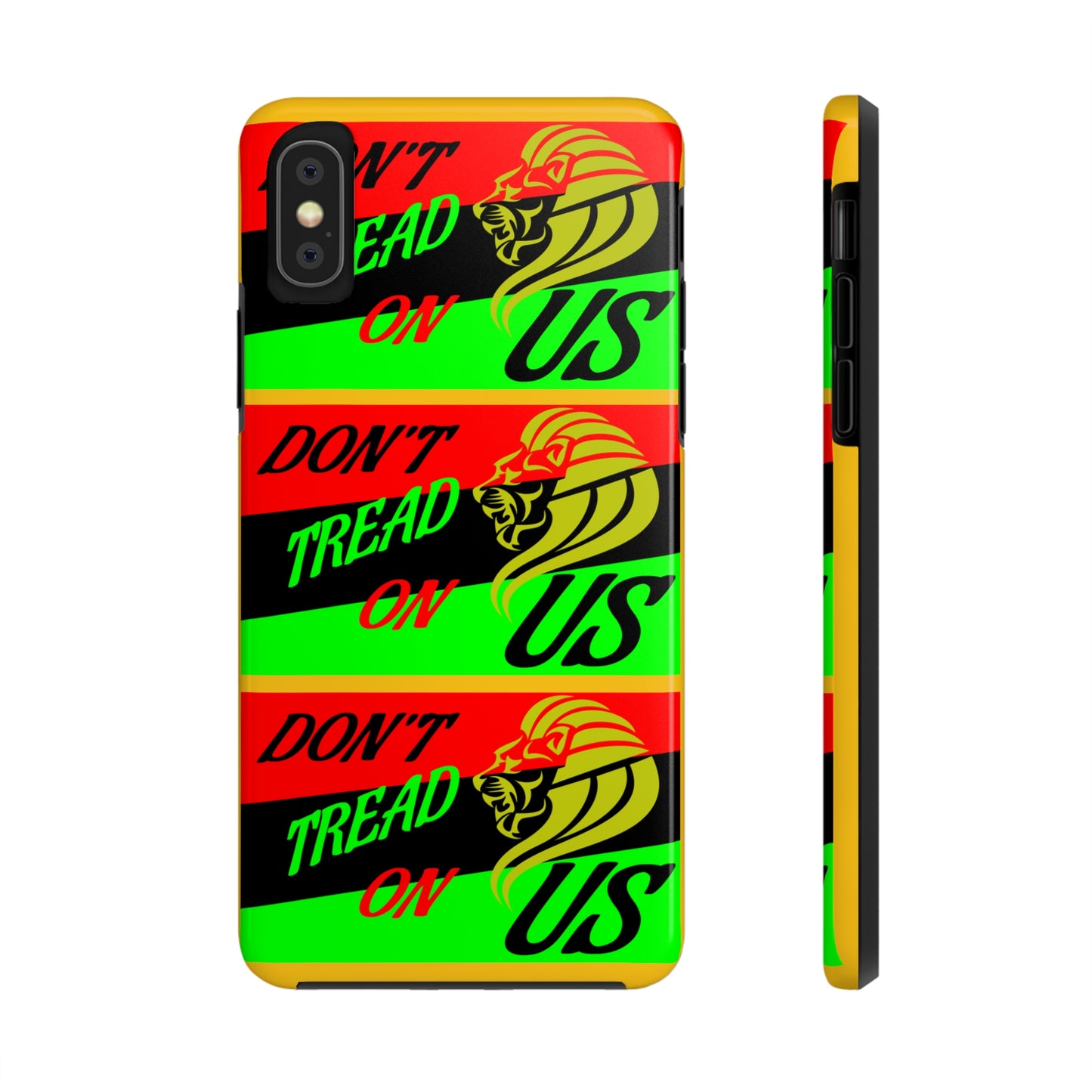 "Don't Tread On Us" African Diaspora Flag X's 3 Tough Phone Cases, Case-Mate