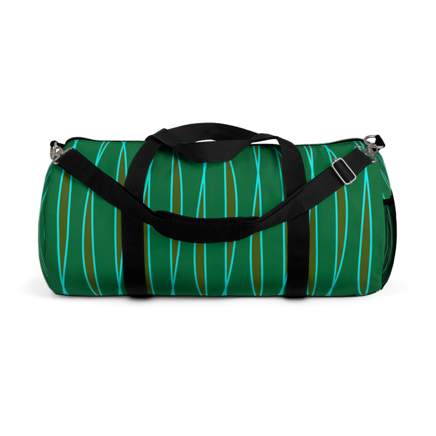 Light Ribbons (Green) Duffel Bag