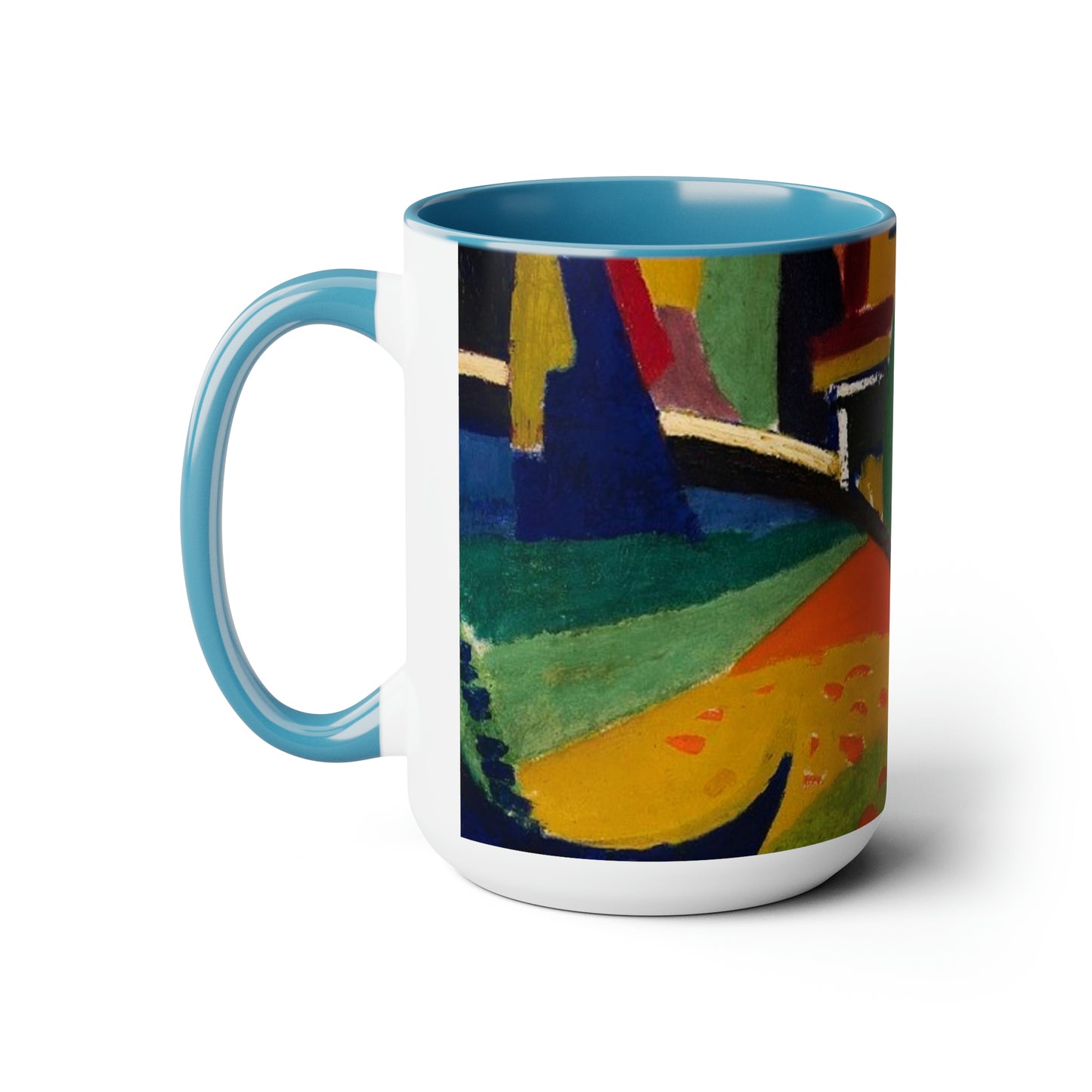 Gondola   Two-Tone Coffee Mugs, 15oz