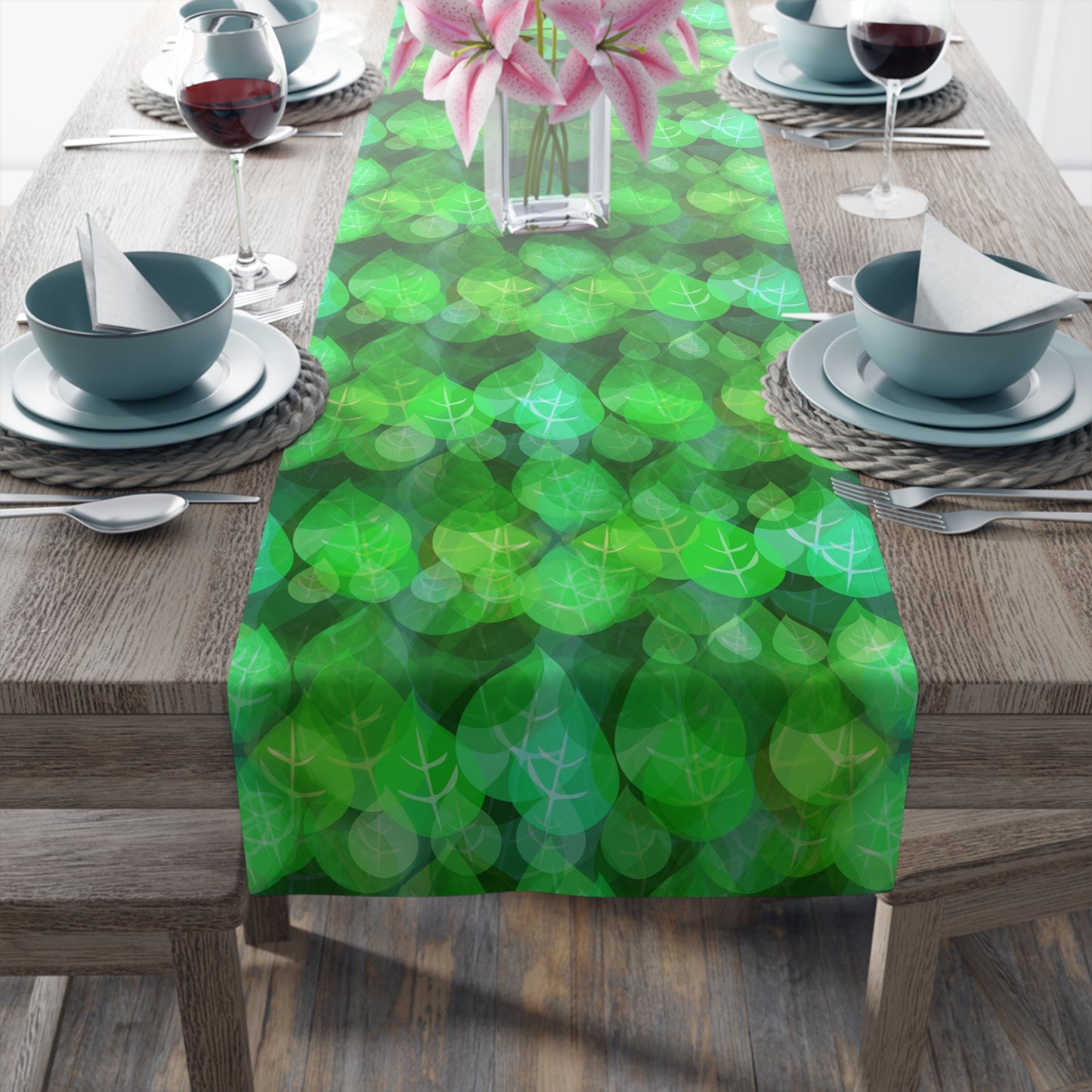 Jacobs Leaves Table Runner (Cotton, Poly)