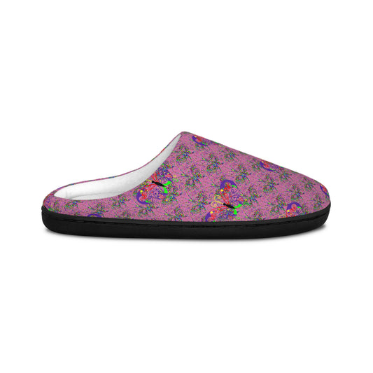 Butterfly Purple Lins Women's Indoor Slippers