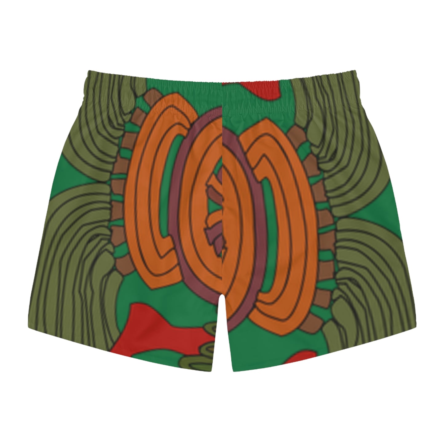 War Drum Swim Trunks (AOP)