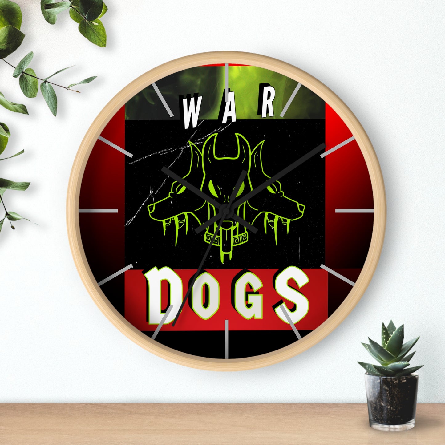 WAR DOGS Wall clock