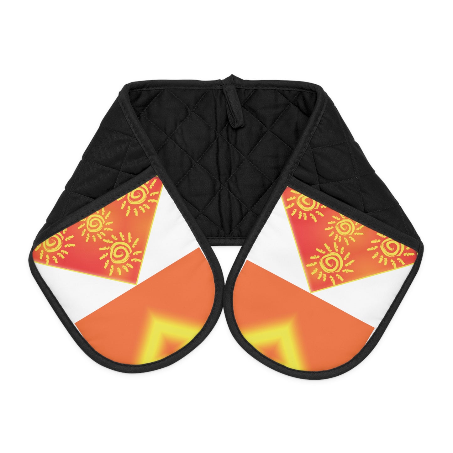 Sun Shine Oven Mitts (white)