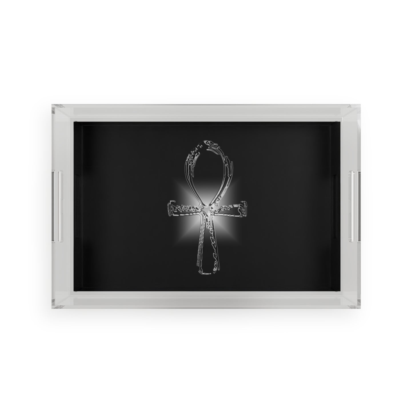 Glass ANKH Acrylic Serving Tray