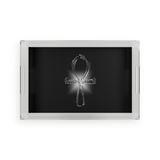 Glass ANKH Acrylic Serving Tray