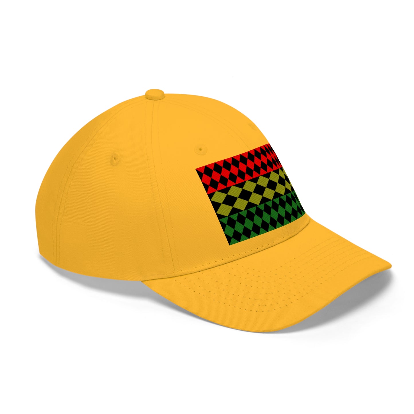 Pan African FLAG (EMBROIDERED ) ( Optical)  Unisex Twill Hat