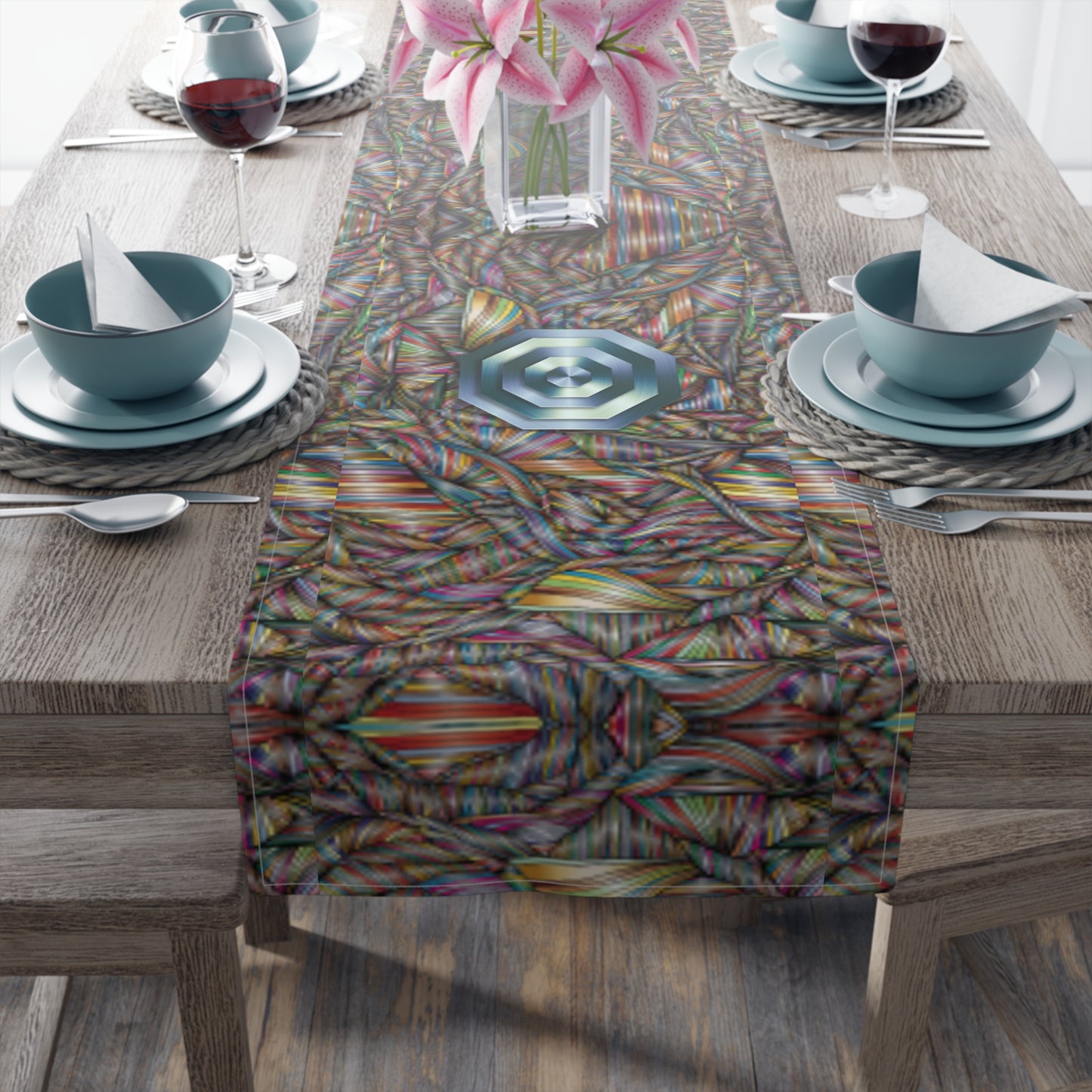 Cerebral Table Runner (Cotton, Poly)