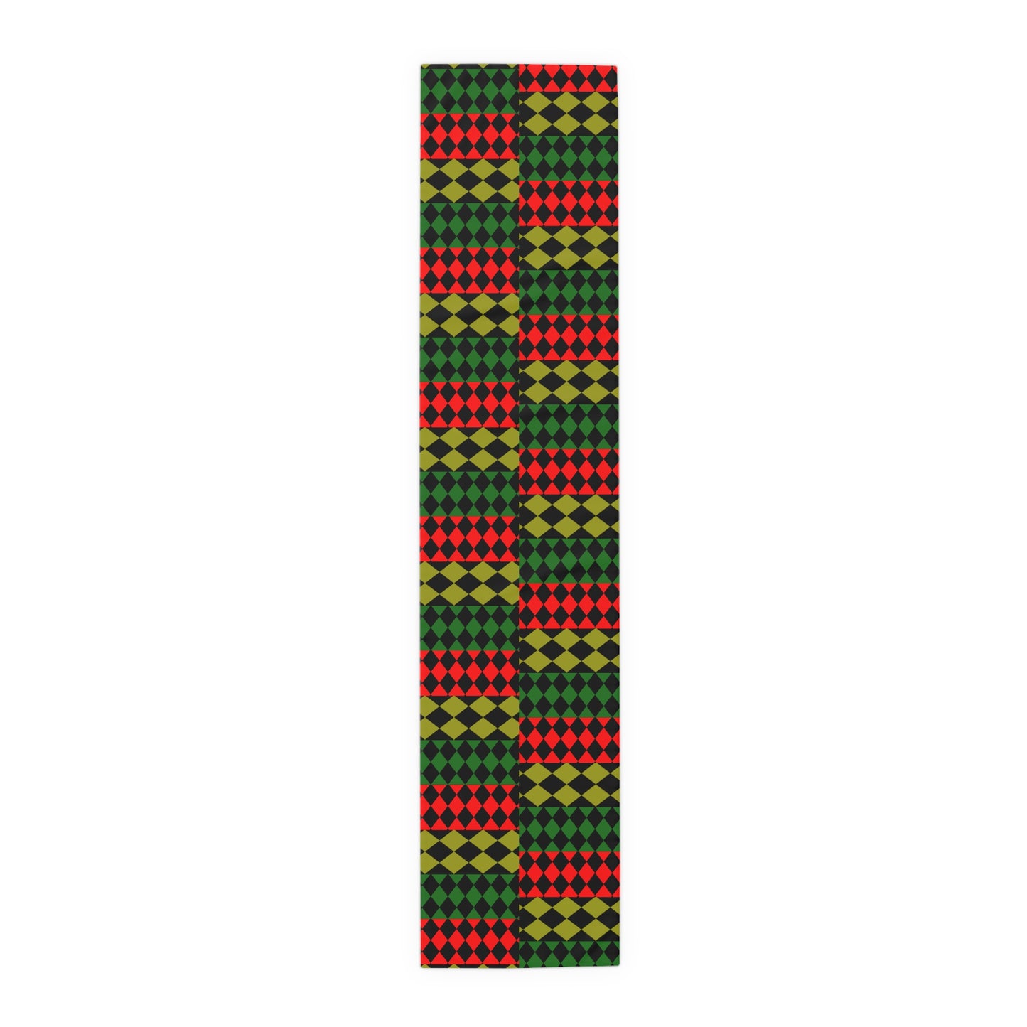 Pan African FLAG( Optical) Table Runner (Cotton, Poly)