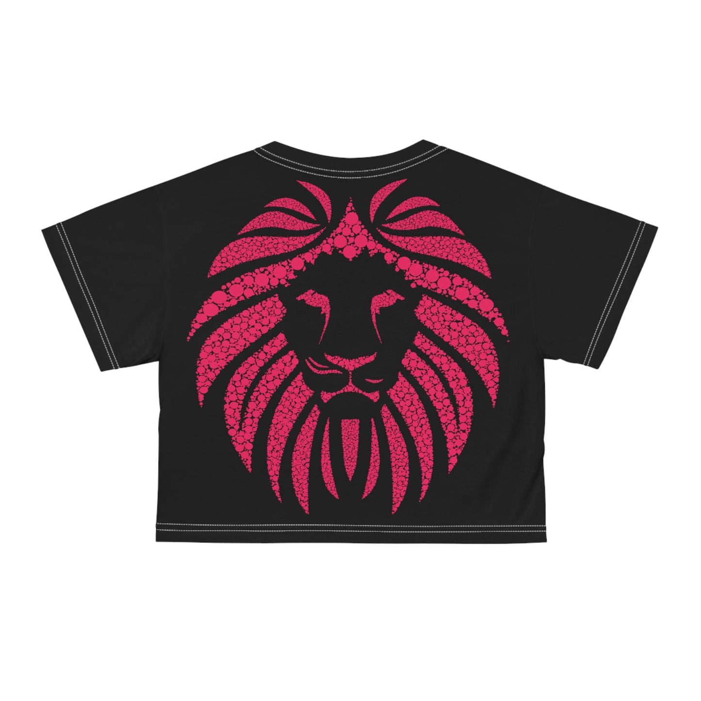 Princess Lion Crop Tee (Black)