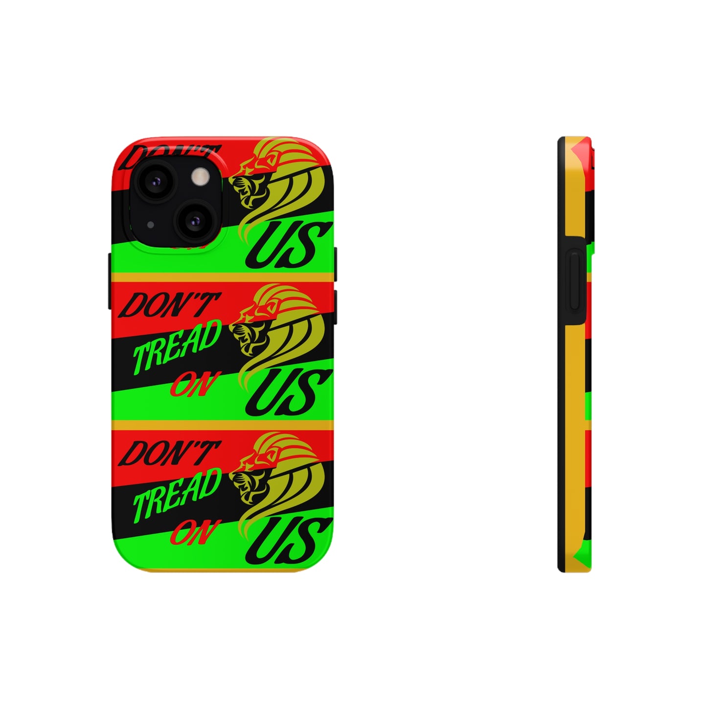 "Don't Tread On Us" African Diaspora Flag X's 3 Tough Phone Cases, Case-Mate