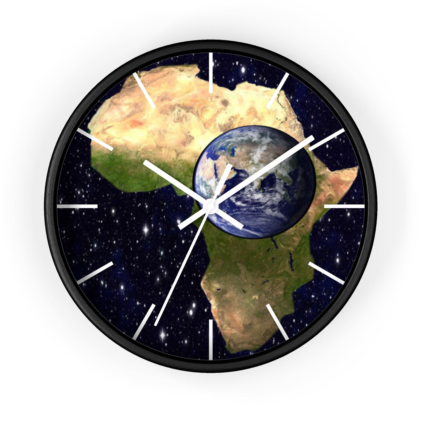 Earth In Africa Wall clock