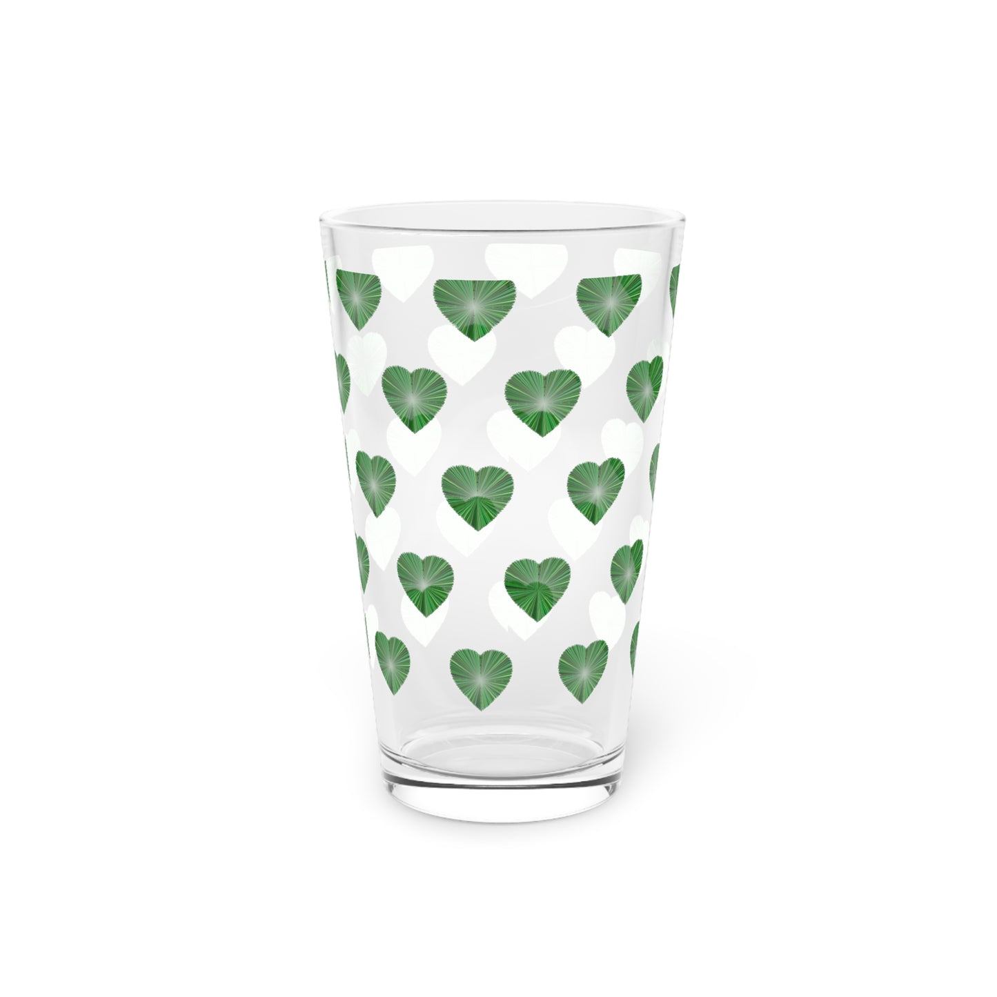 Heart Grass Animals  Pint Glass, 16oz