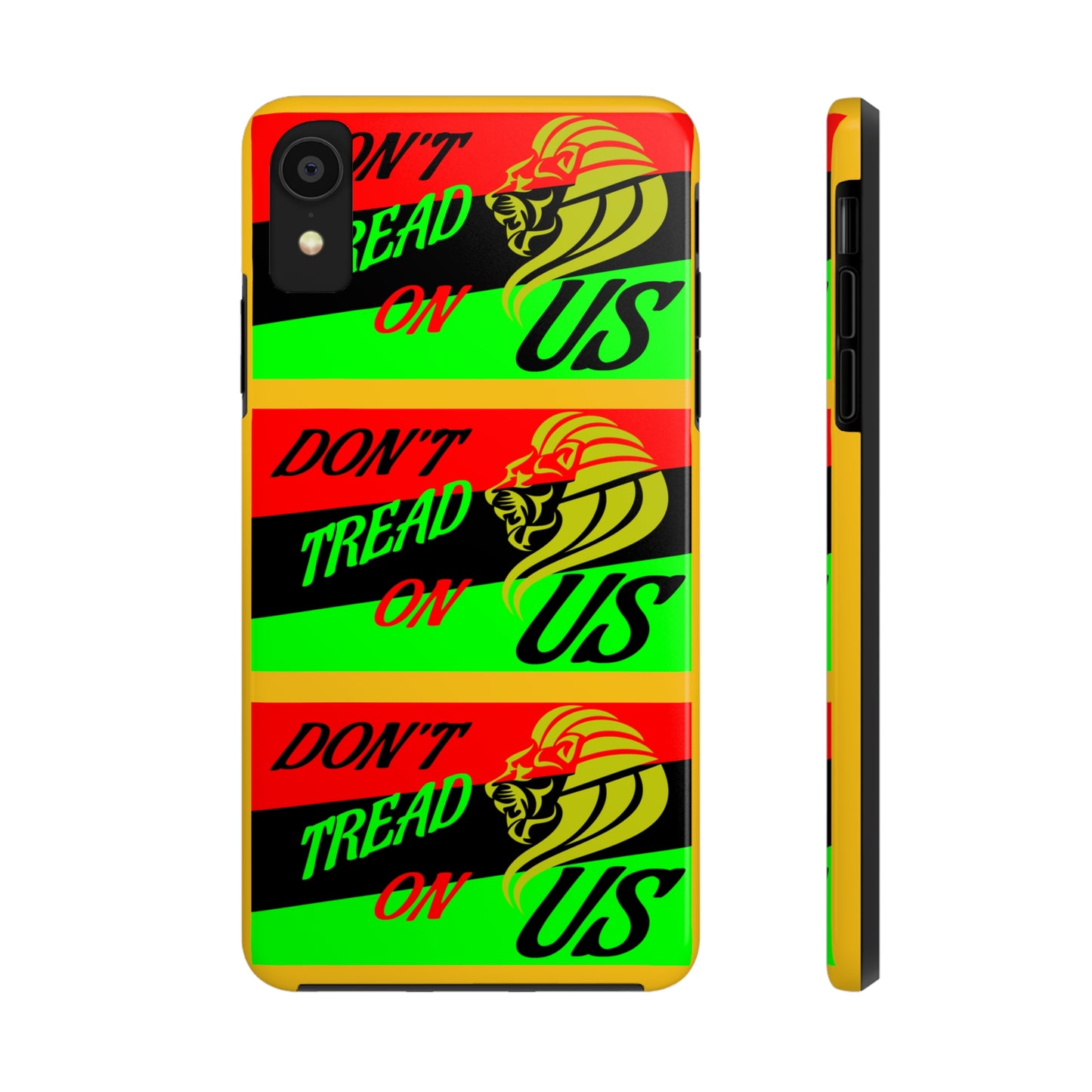 "Don't Tread On Us" African Diaspora Flag X's 3 Tough Phone Cases, Case-Mate