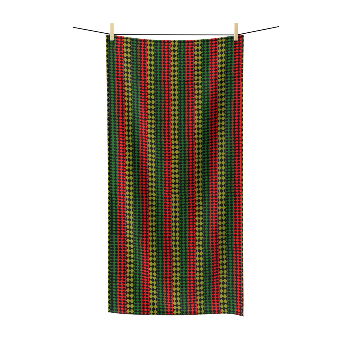 Pan African FLAG  Poly Cotton Towel