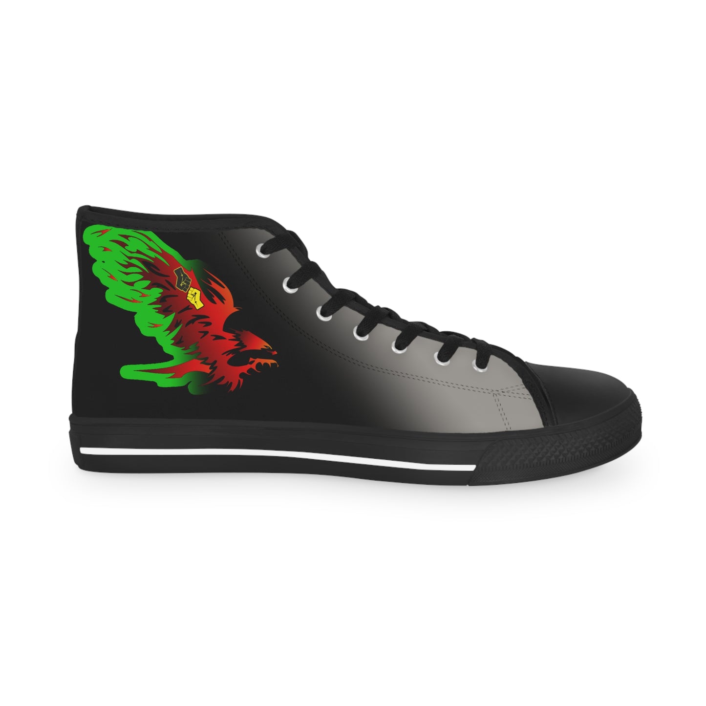 Afro Fire Bird  Men's High Top Sneakers