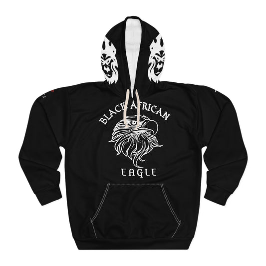 Black African Eagle Pullover Hoodie