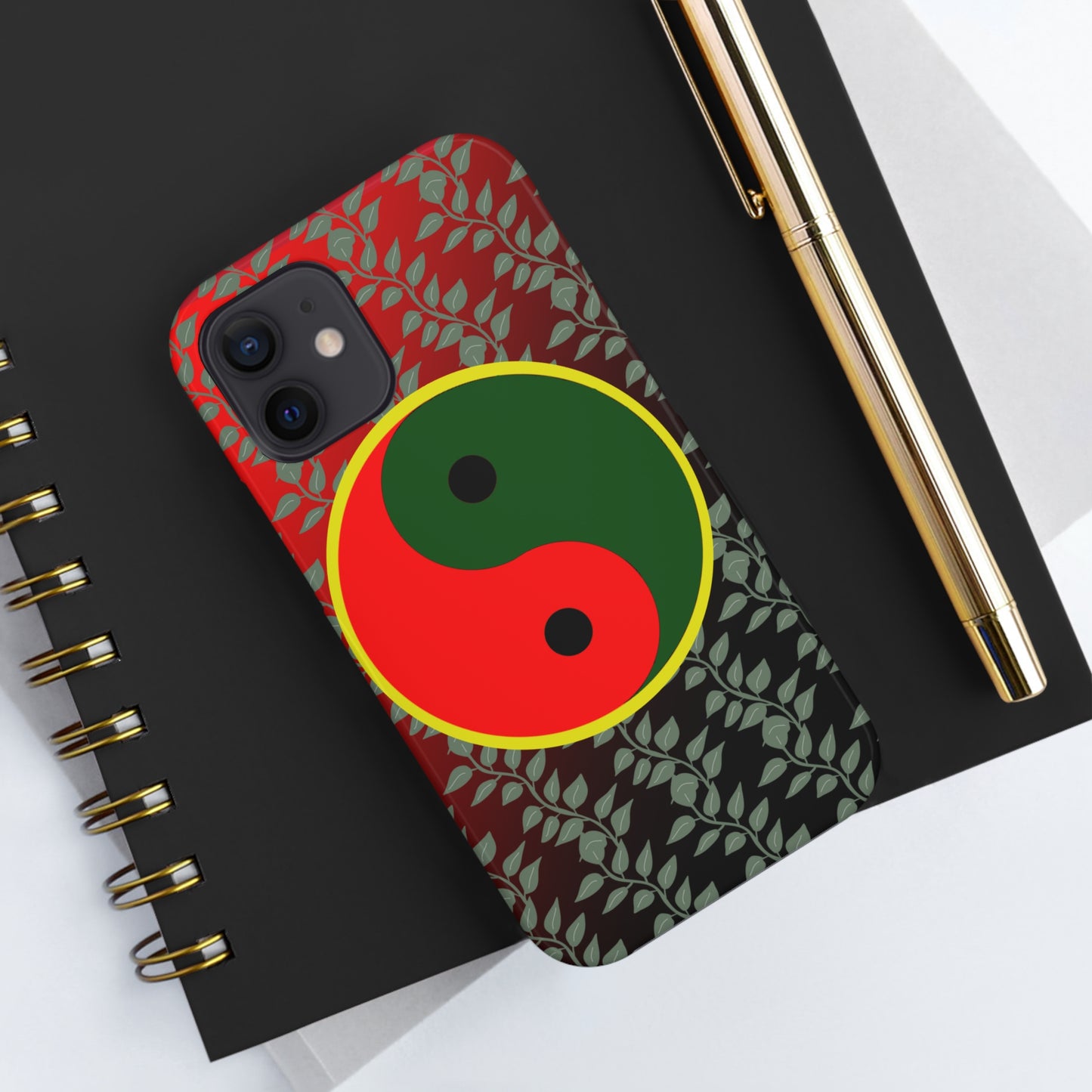 Afro Yen and Yang Tough Phone Cases, Case-Mate