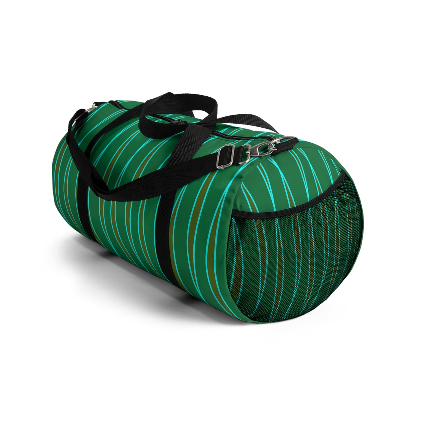 Light Ribbons (Green) Duffel Bag