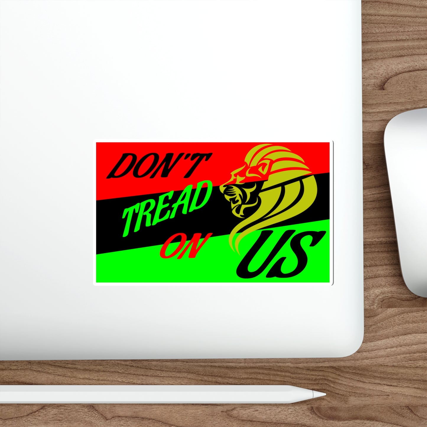 DO NOT TREAD ON US Die-cut sticker