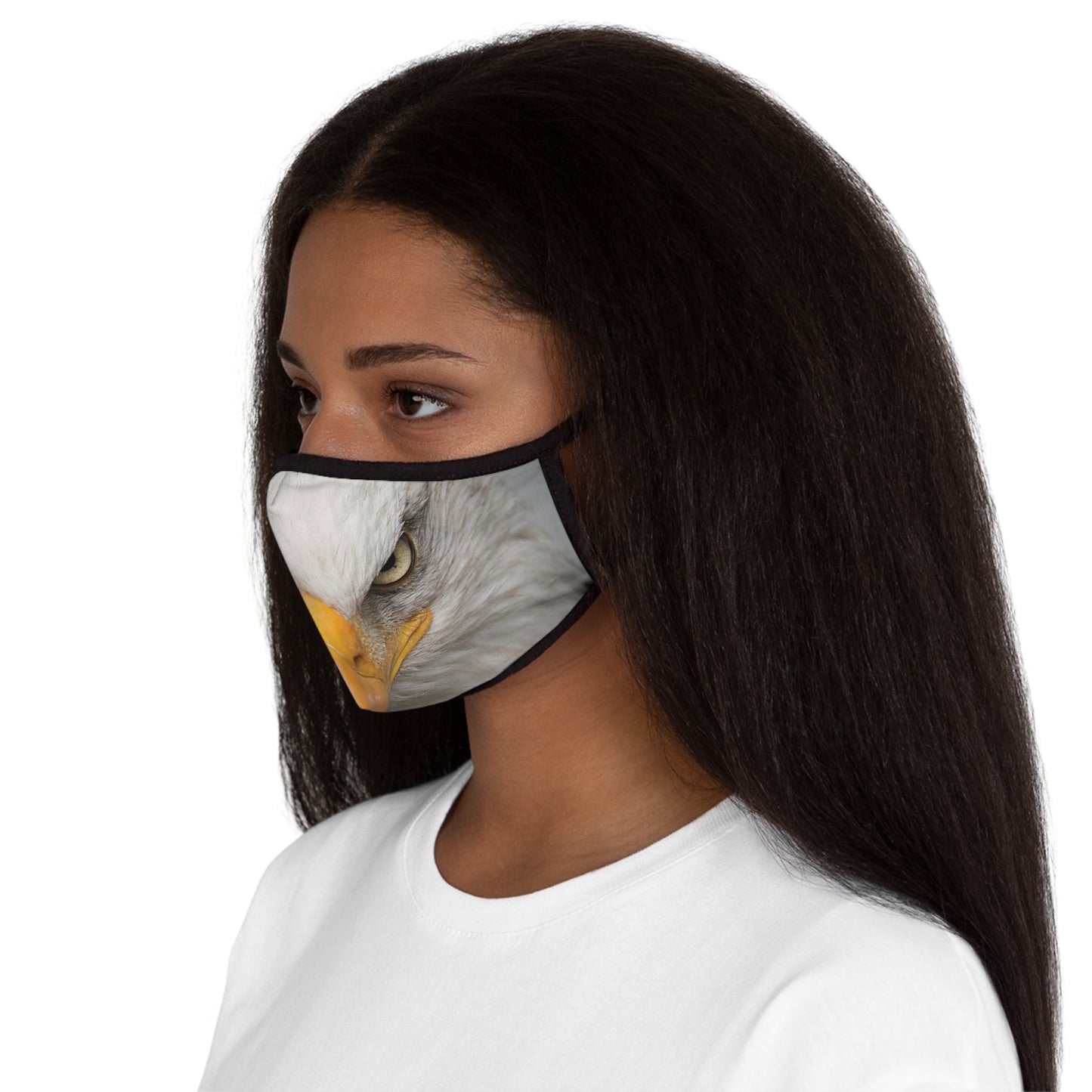 Eagle Eyes Fitted Polyester Face Mask