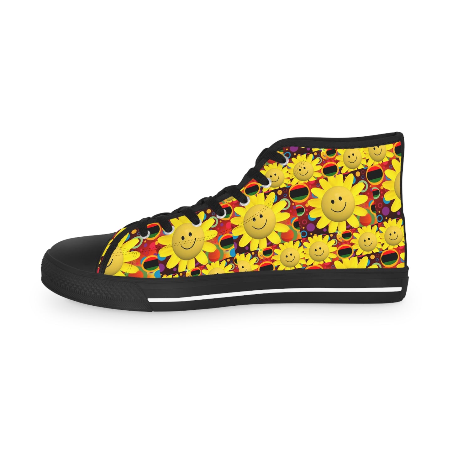 Smiling Sun Men's High Top Sneakers