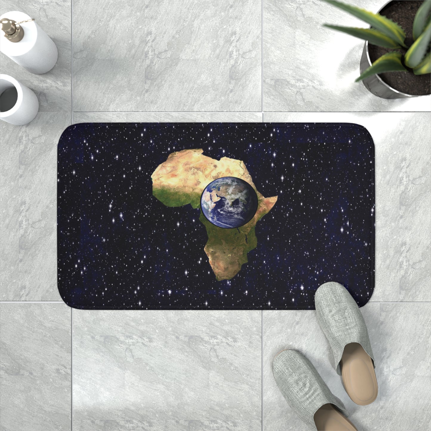 Earth In Africa Memory Foam Bath Mat