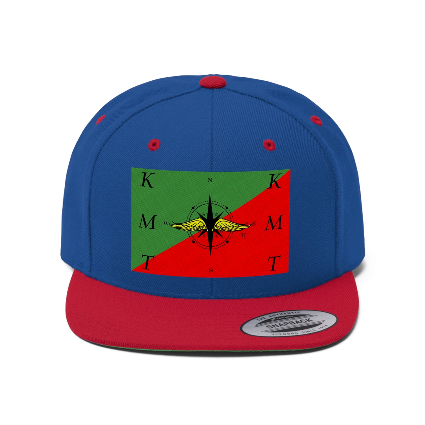 K M T ( KEMET) (EMBROIDERED)  Unisex Flat Bill Hat