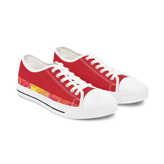 Basic 4 q Fire  Women's Low Top Sneakers