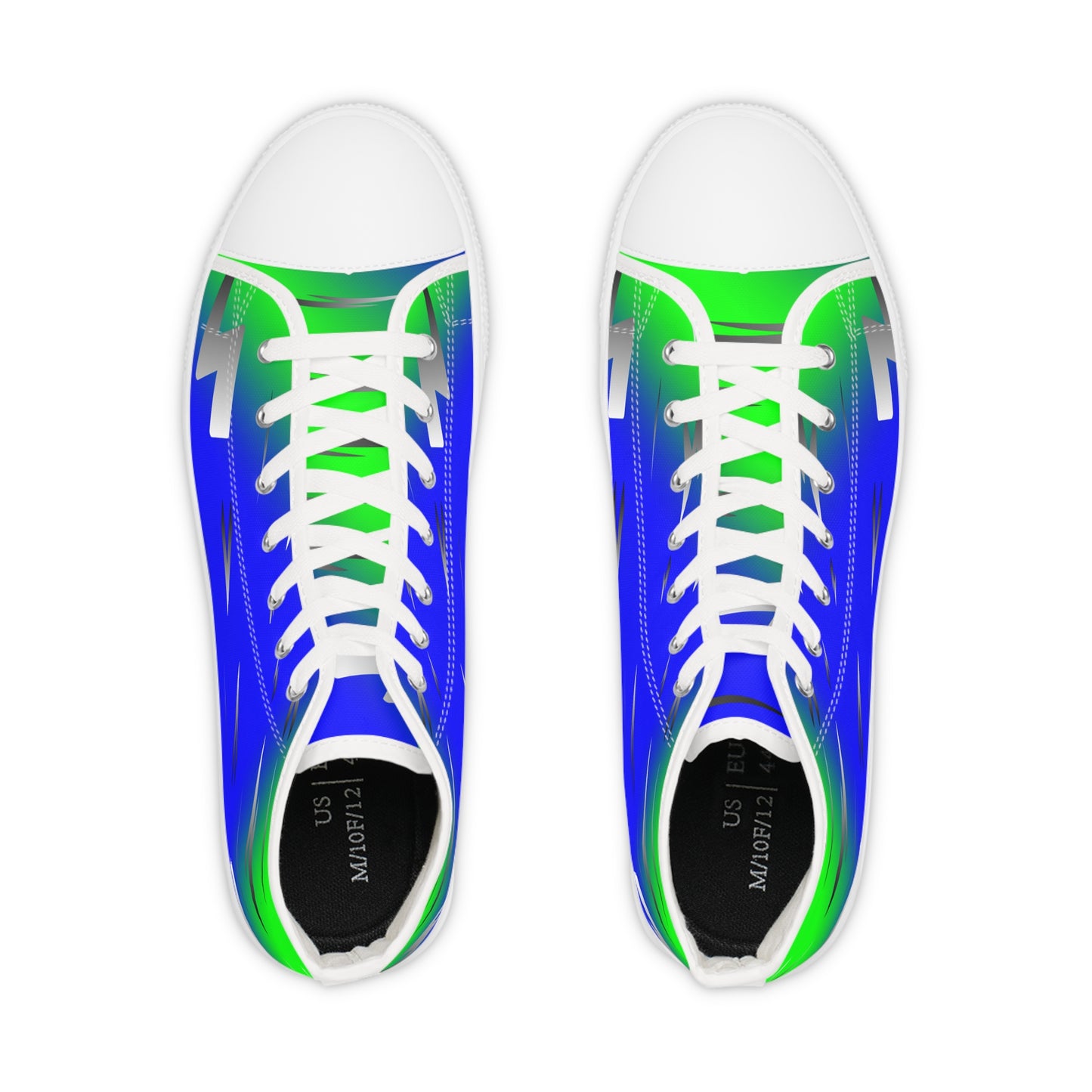 Silver Green.svg  Men's High Top Sneakers