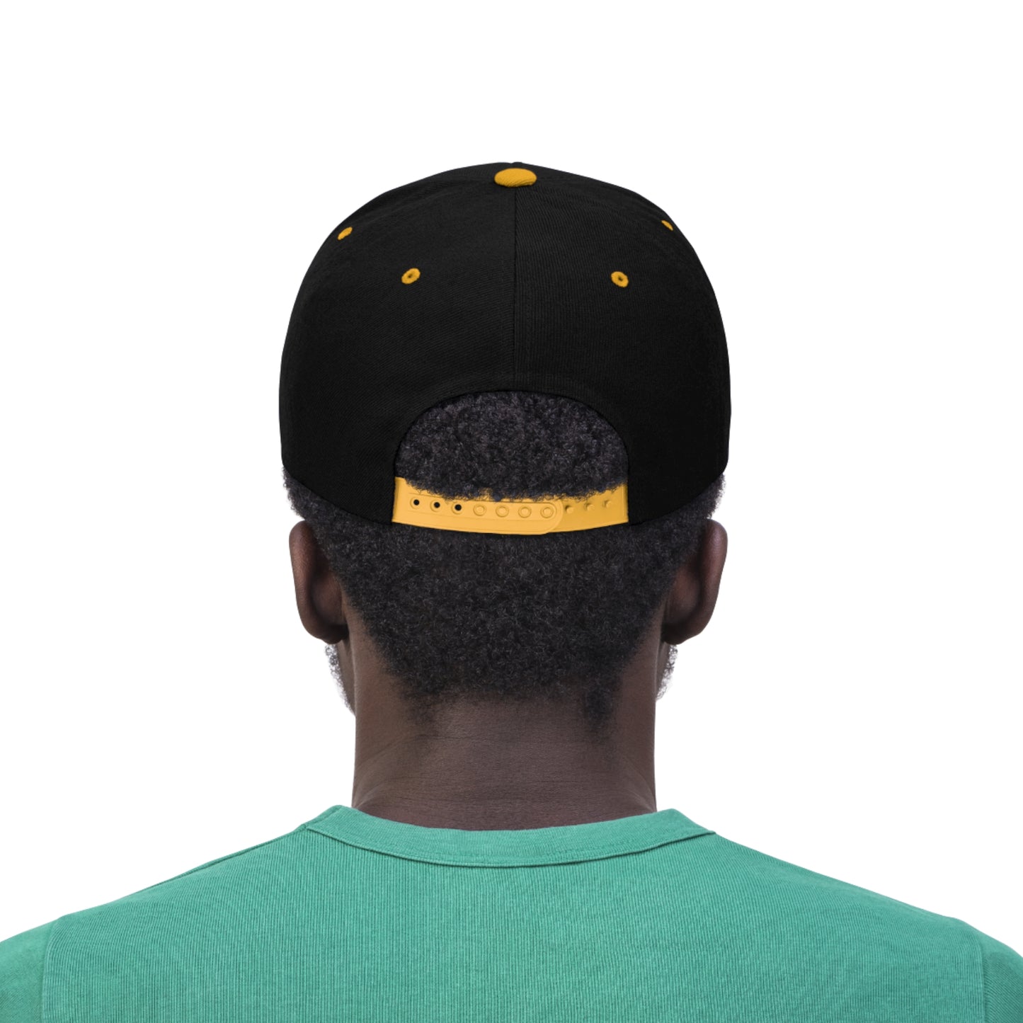 Powered By Africa (EMBROIDERED)  Unisex Flat Bill Hat