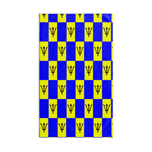 Barbados Flag Hand Towel