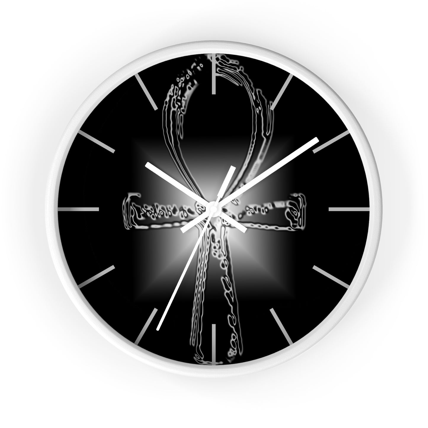 Glass Ankh Wall clock