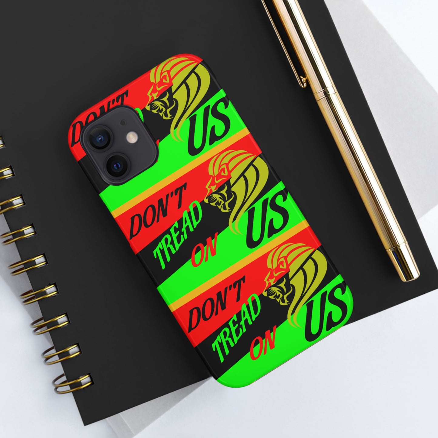 "Don't Tread On Us" African Diaspora Flag X's 3 Tough Phone Cases, Case-Mate