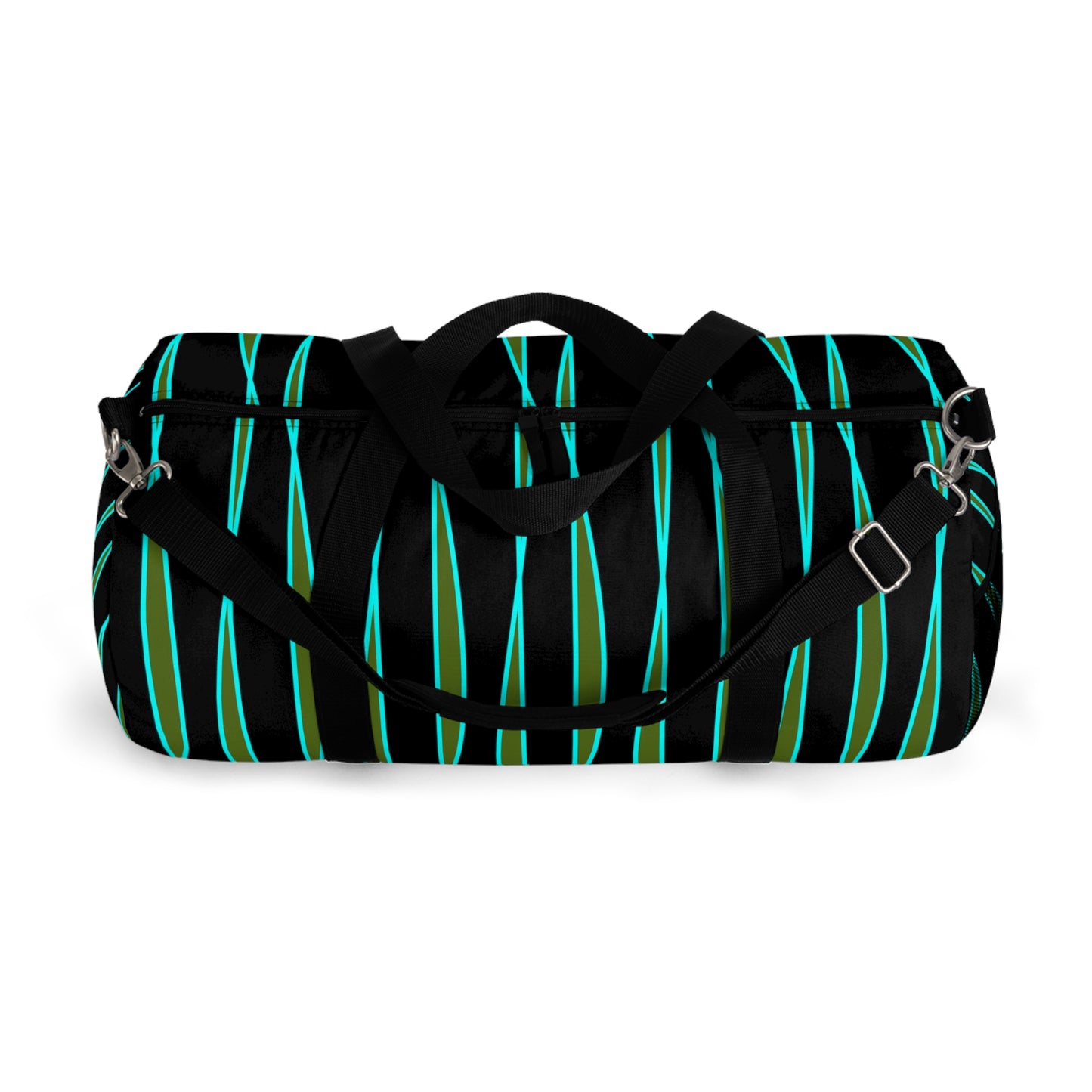 Light Ribbons (Black) Duffel Bag