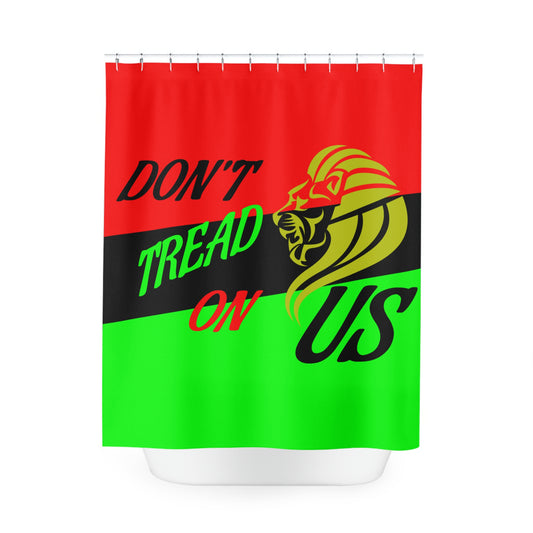 Don't Tread On US Polyester Shower Curtain